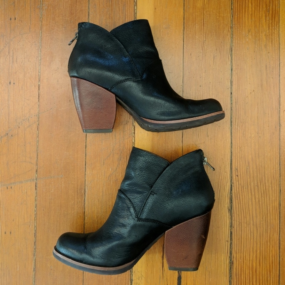 Kork-Ease Black Booties